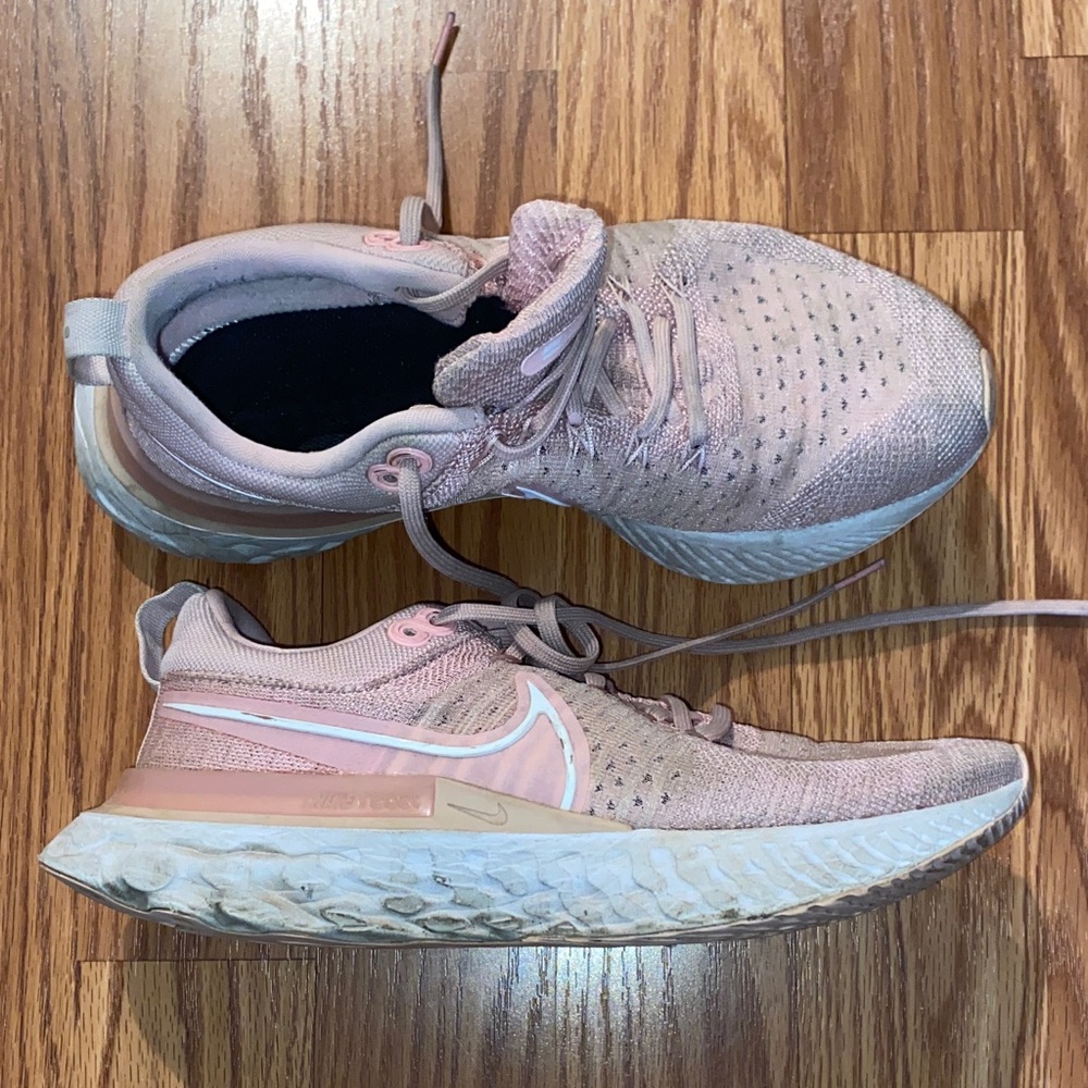 Nike Women's Blush Pink REACT Sneakers